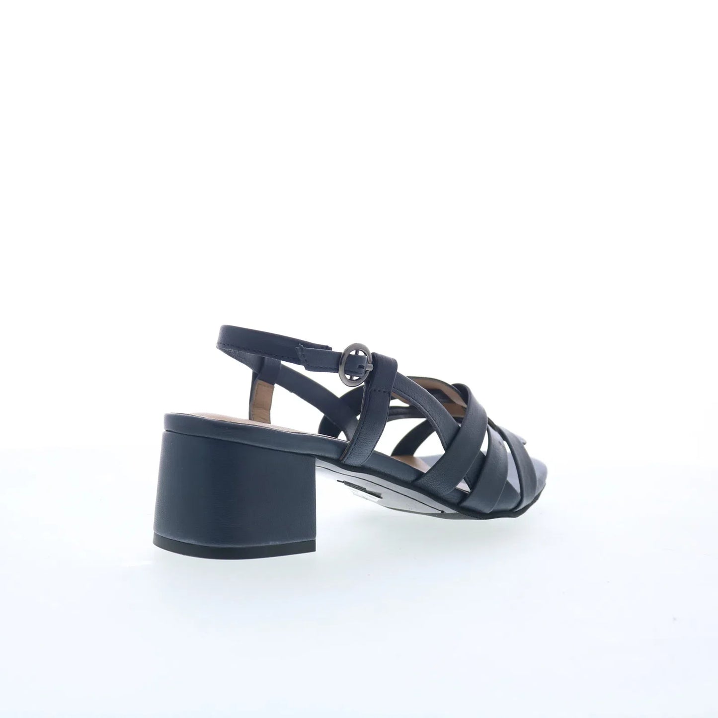 Trotters Luna T2313-400 Womens Blue Leather Heeled Sandals Shoes