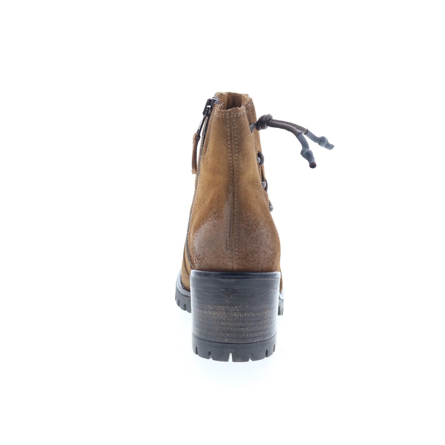 Miz Mooz Maiden Womens Brown Suede Zipper Ankle & Booties Boots