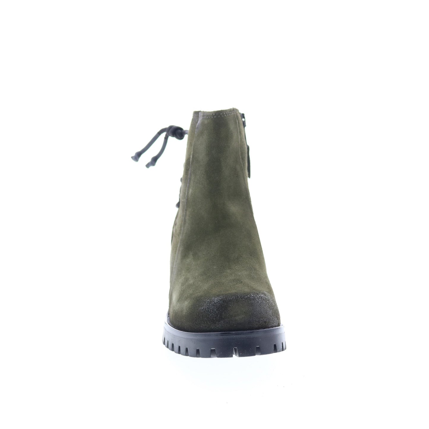Miz Mooz Maiden Womens Green Suede Zipper Ankle & Booties Boots