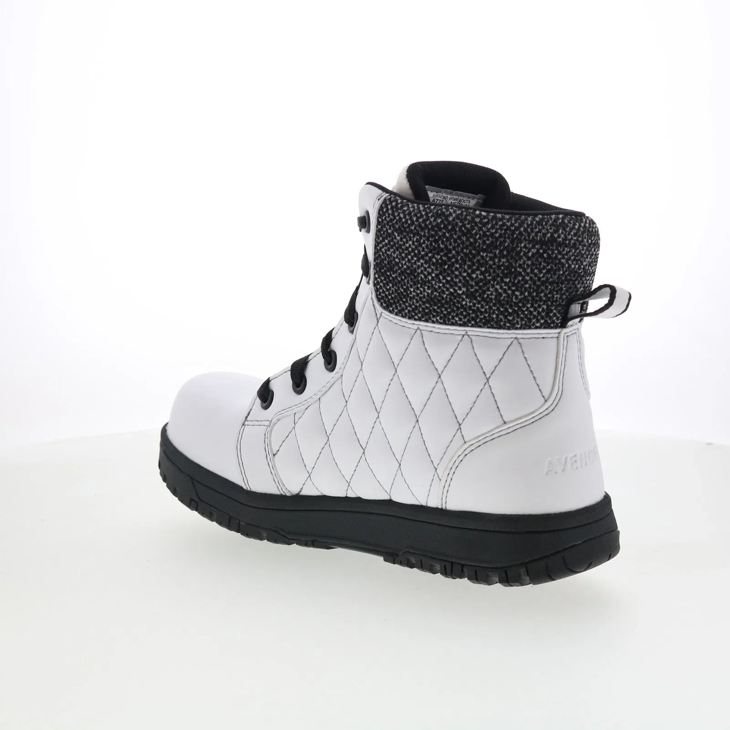 Avenger Metro Composite Toe Electrical Hazard Womens White Wide Work Boots