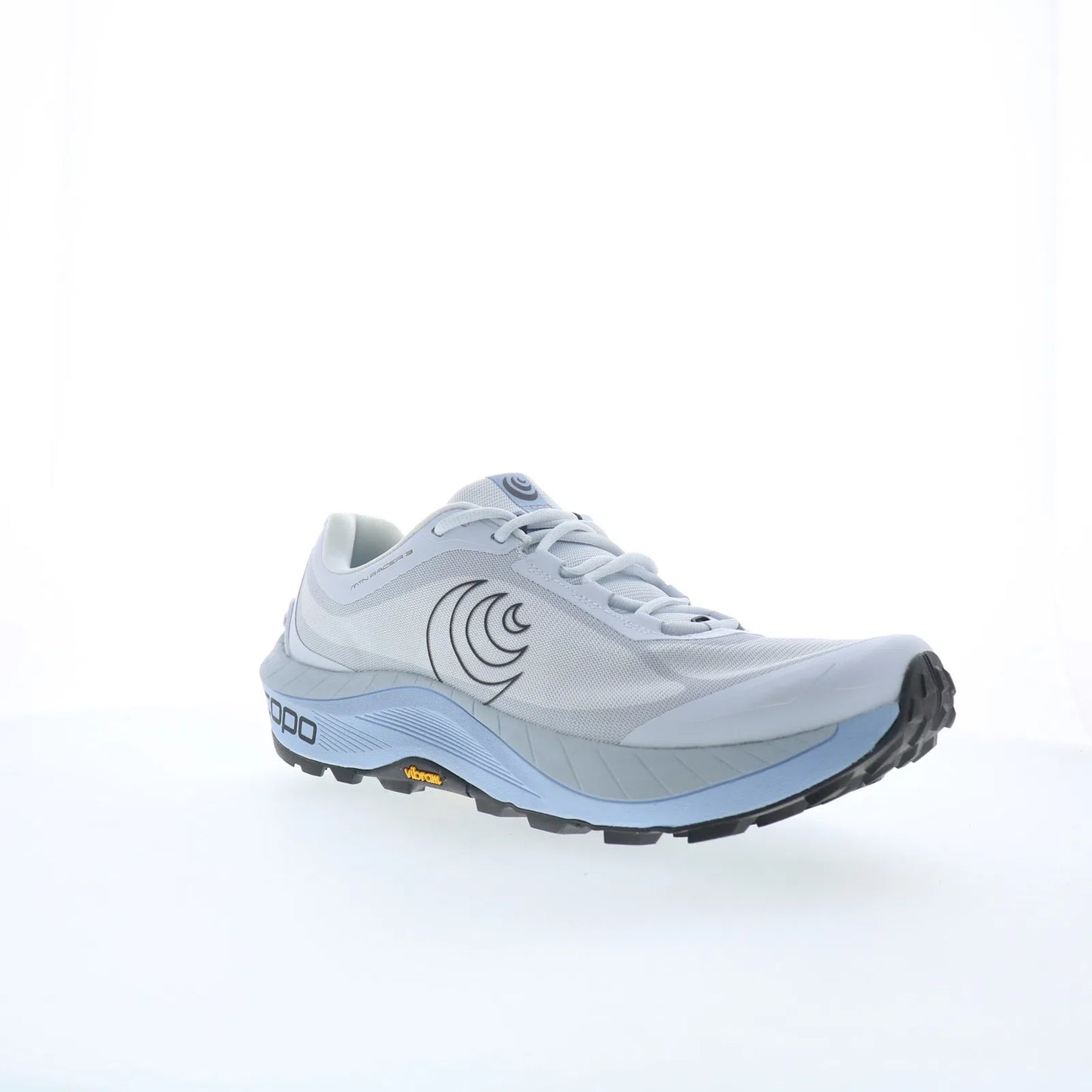 Topo MTN Racer 3 W065 Womens White Canvas Lace Up Athletic Hiking Shoes