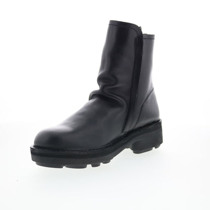 Fly London Nafe NAFE142FLY-002 Womens Black Leather Casual Dress Boots