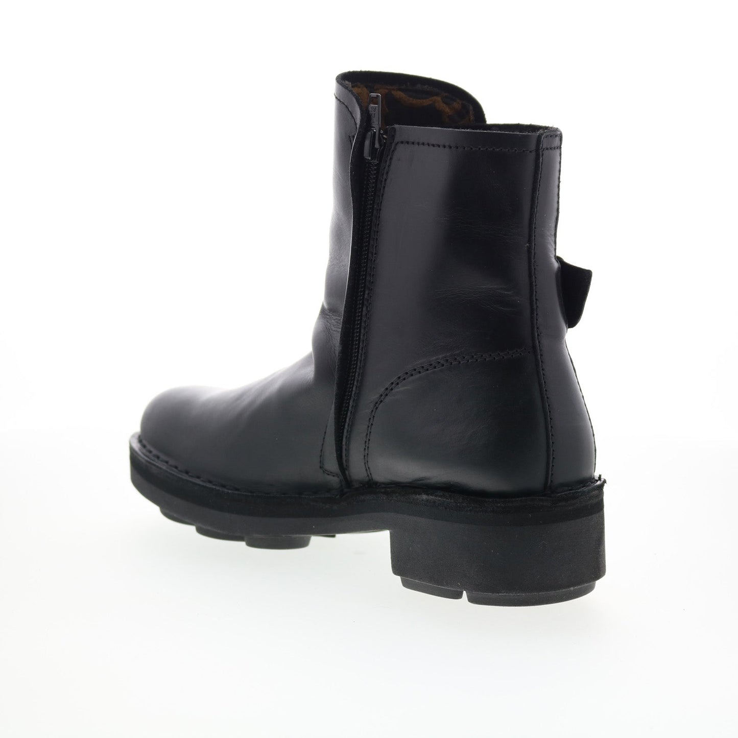 Fly London Nafe NAFE142FLY-002 Womens Black Leather Casual Dress Boots