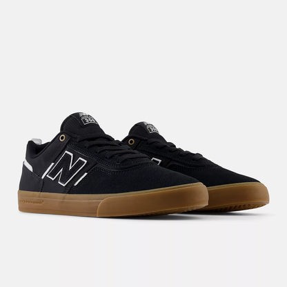 New Balance Numeric 306 Jamie Foy Black/White/Gum Shoes (NM306ZUC)
