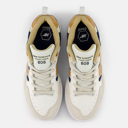 New Balance Numeric 808 Light Tiago Lemos Sea Salt Navy Shoes
