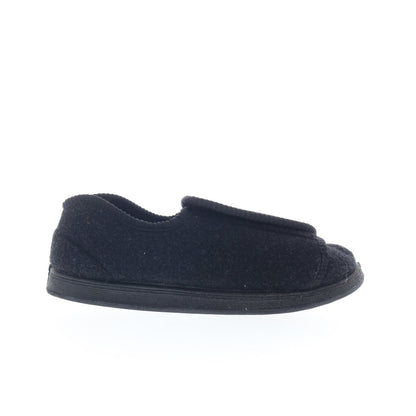 FoamTreads Nurse Womens Gray Synthetic Strap Loafer Slippers Shoes
