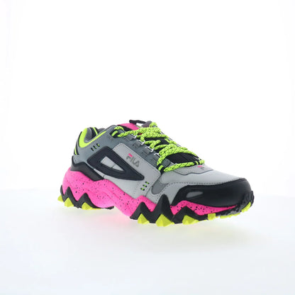 Fila Oakmont TR 5JM00949-059 Womens Gray Leather Athletic Hiking Shoes
