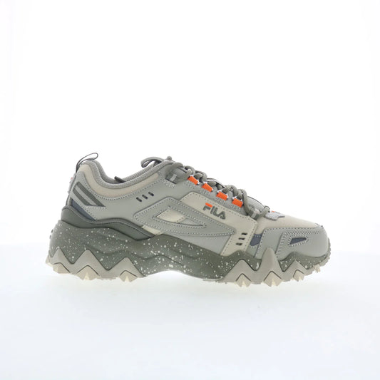 Fila Oakmont TR 5JM01566-101 Womens Gray Leather Athletic Hiking Shoes