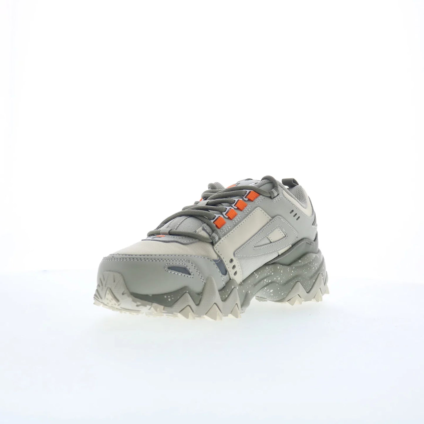Fila Oakmont TR 5JM01566-101 Womens Gray Leather Athletic Hiking Shoes