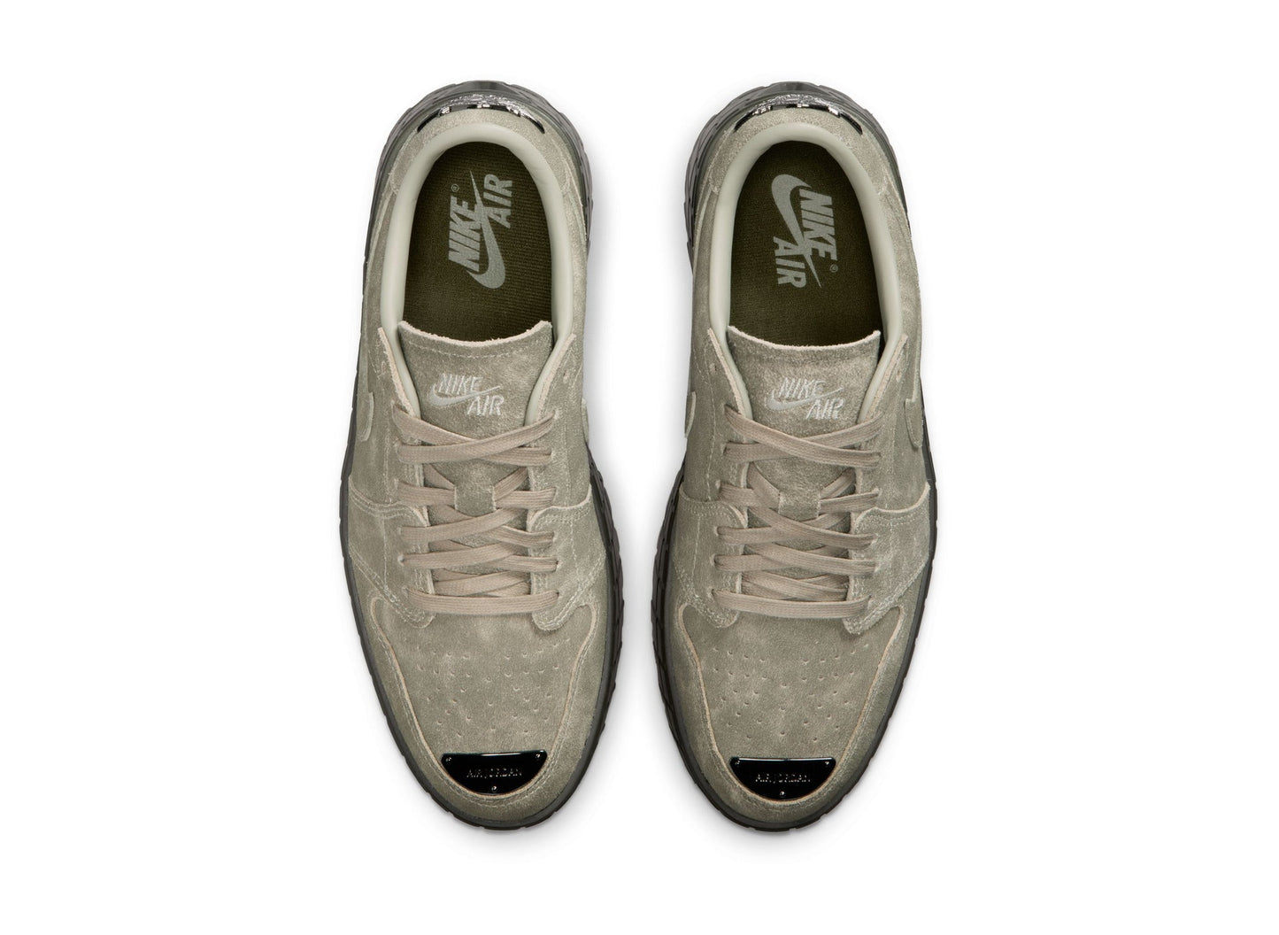 Women's Air Jordan 1 Brooklyn Low in Spruce Fog