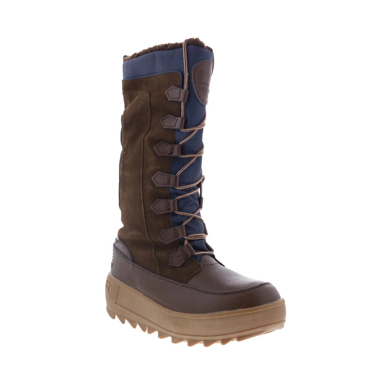 Pajar Paige 44499 Womens Brown Leather Zipper Mid Calf Boots
