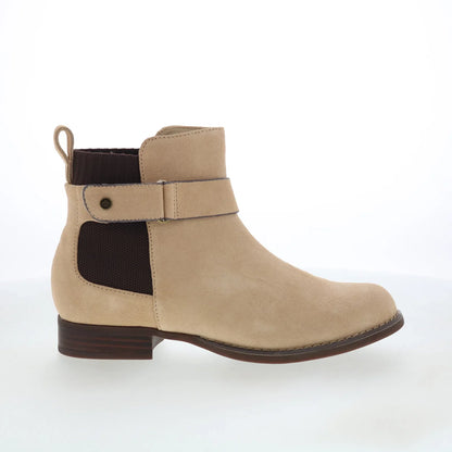 Spenco Park Avenue Boot SP1096WHE Womens Brown Suede Ankle & Booties Boots