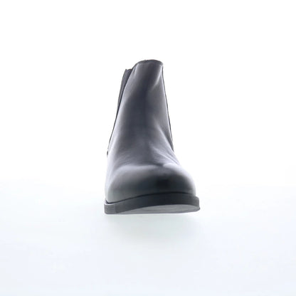 Softwalk Rana S2362-001 Womens Black Leather Pull On Chelsea Boots