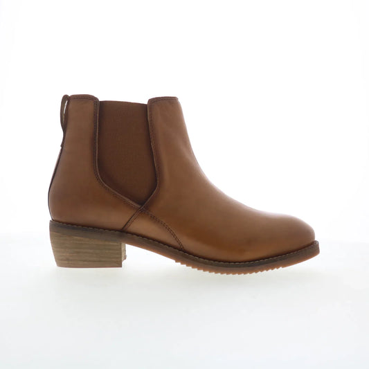 Softwalk Rana S2362-215 Womens Brown Leather Pull On Chelsea Boots