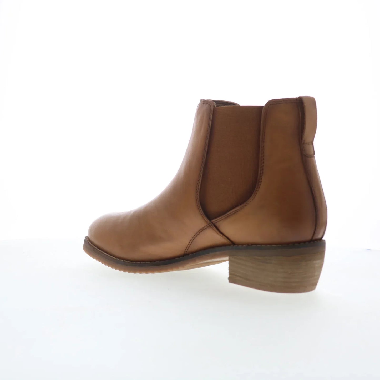 Softwalk Rana S2362-215 Womens Brown Leather Pull On Chelsea Boots