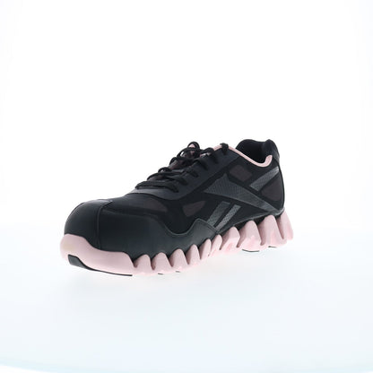 Reebok Work Zig Pulse RB321 Womens Black Wide Mesh Athletic Work Shoes