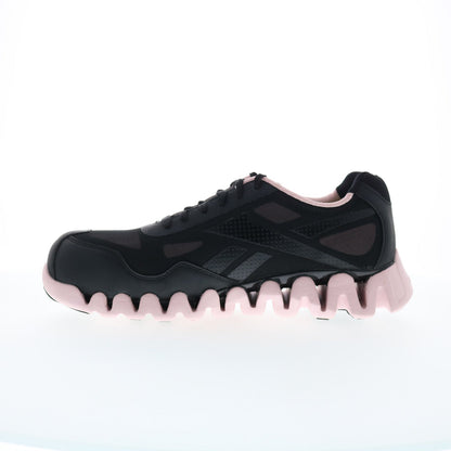 Reebok Work Zig Pulse RB321 Womens Black Wide Mesh Athletic Work Shoes