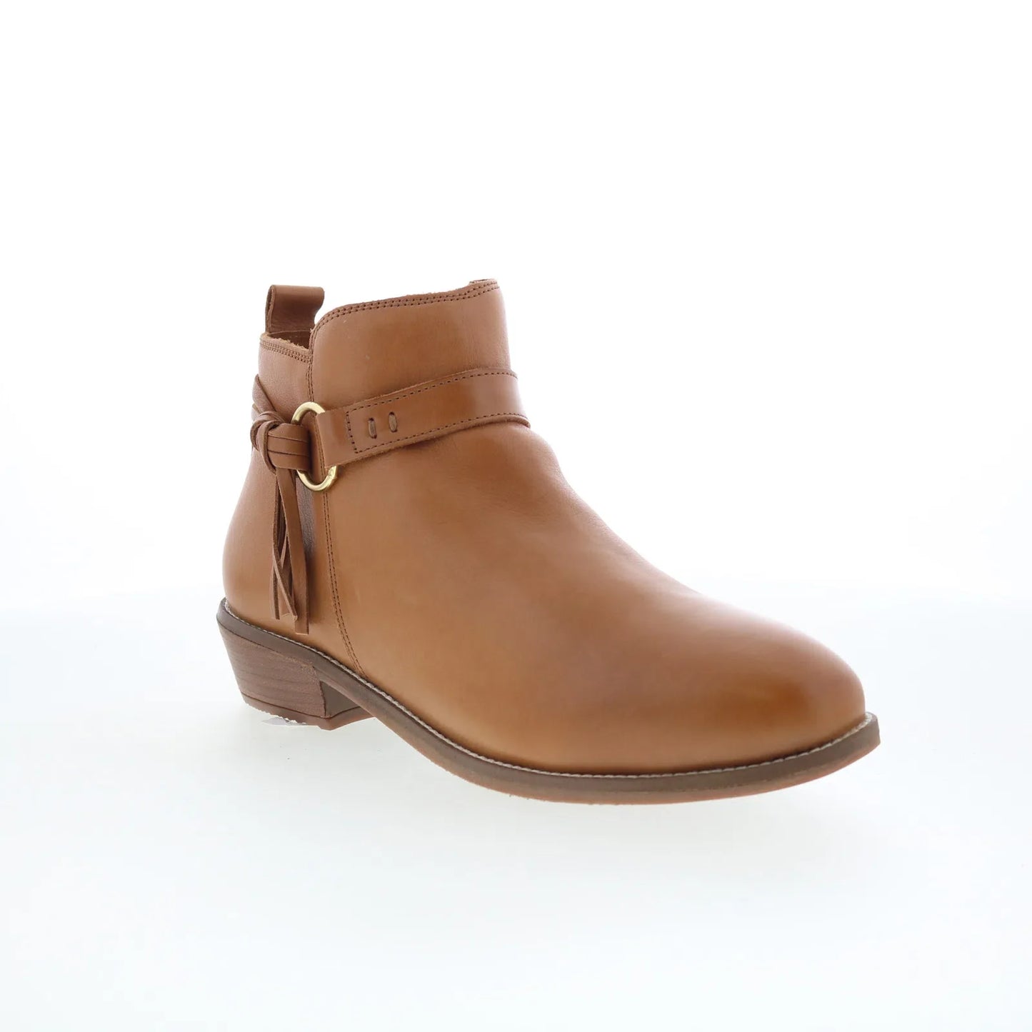 Softwalk Reade S2363-206 Womens Brown Leather Zipper Ankle & Booties Boots