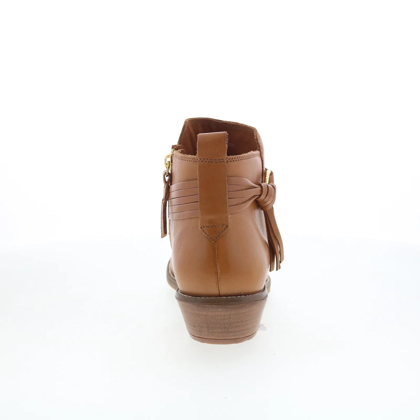 Softwalk Reade S2363-206 Womens Brown Leather Zipper Ankle & Booties Boots