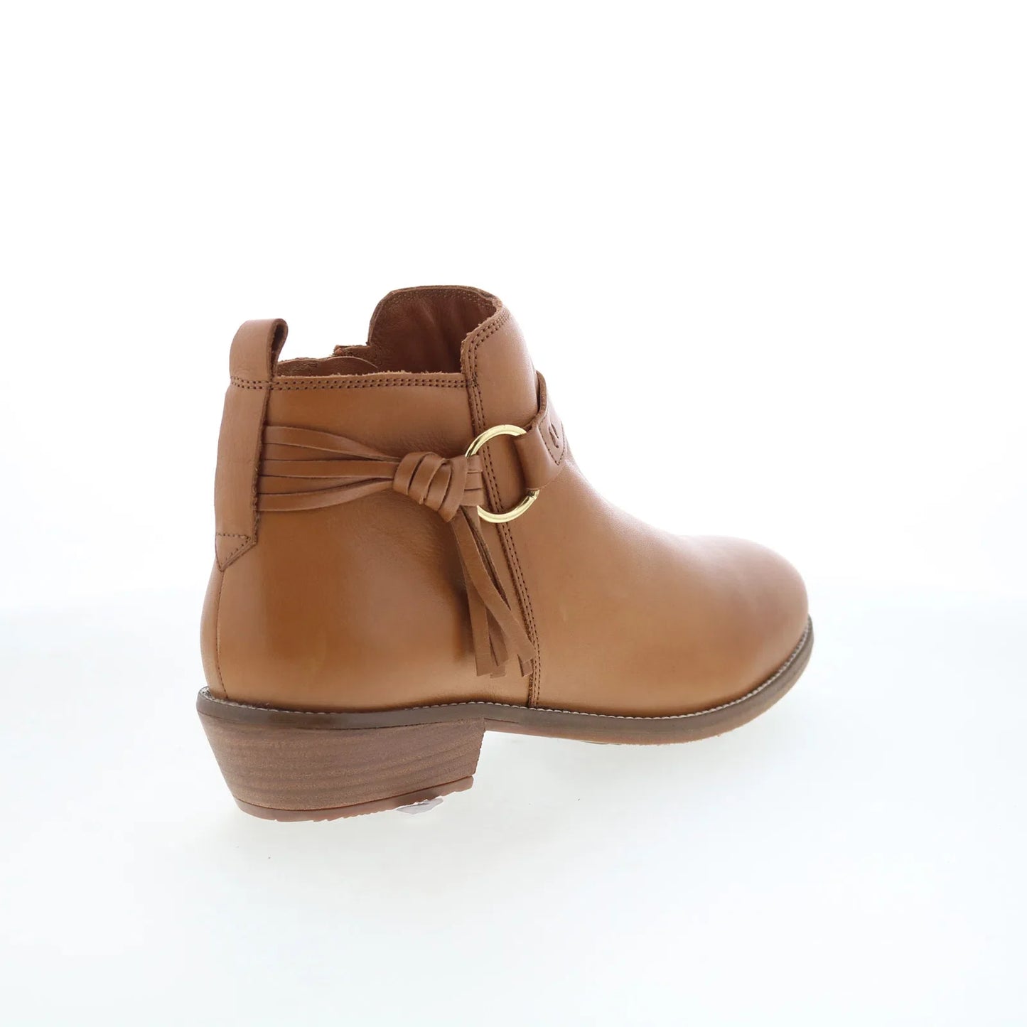 Softwalk Reade S2363-206 Womens Brown Leather Zipper Ankle & Booties Boots