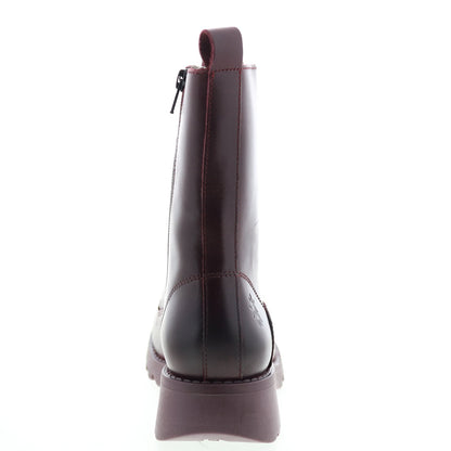 Fly London Reid REID893FLY-001 Womens Burgundy Leather Casual Dress Boots