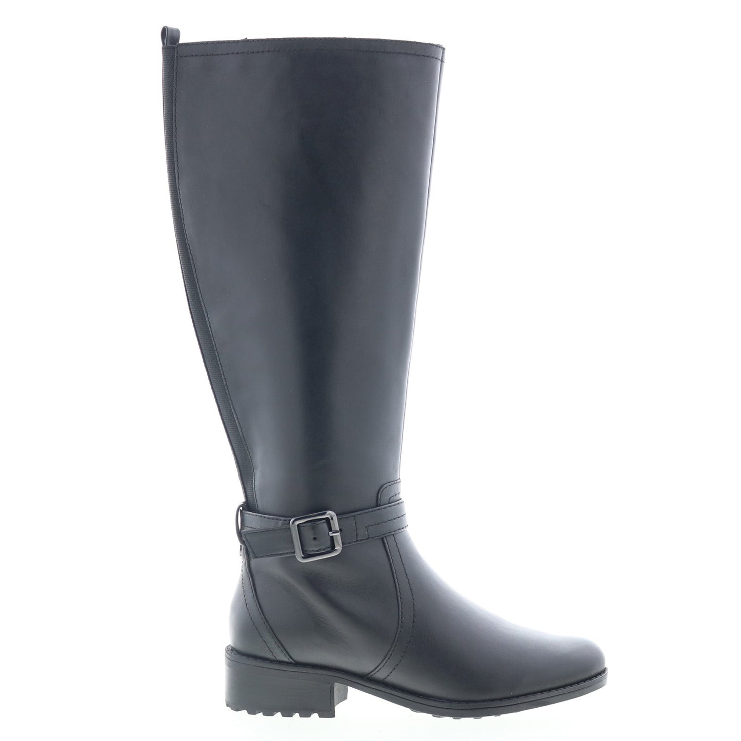 Easy Spirit Reverie SEREVERIE Womens Black Wide Leather Casual Dress Boots
