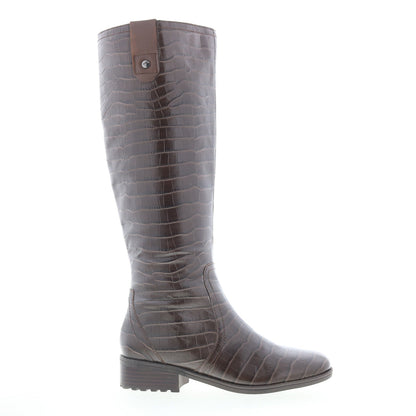 Easy Spirit Rhonda Martha Stewart Womens Brown Leather Casual Dress Boots