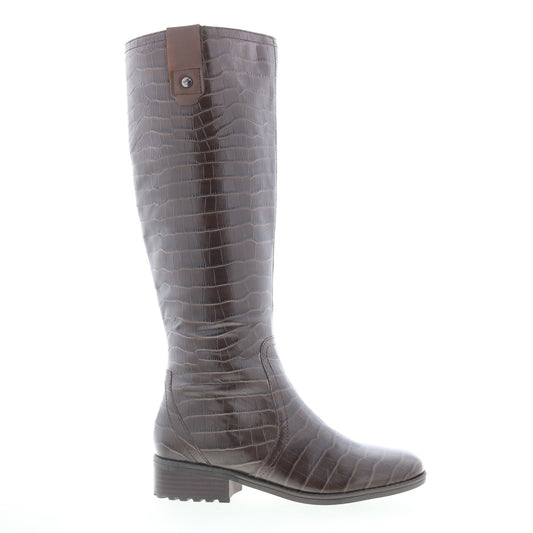 Easy Spirit Rhonda Martha Stewart Womens Brown Leather Casual Dress Boots