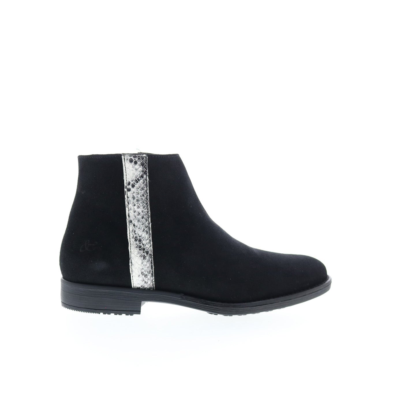 Bos. & Co. Rule Womens Black Suede Zipper Ankle & Booties Boots