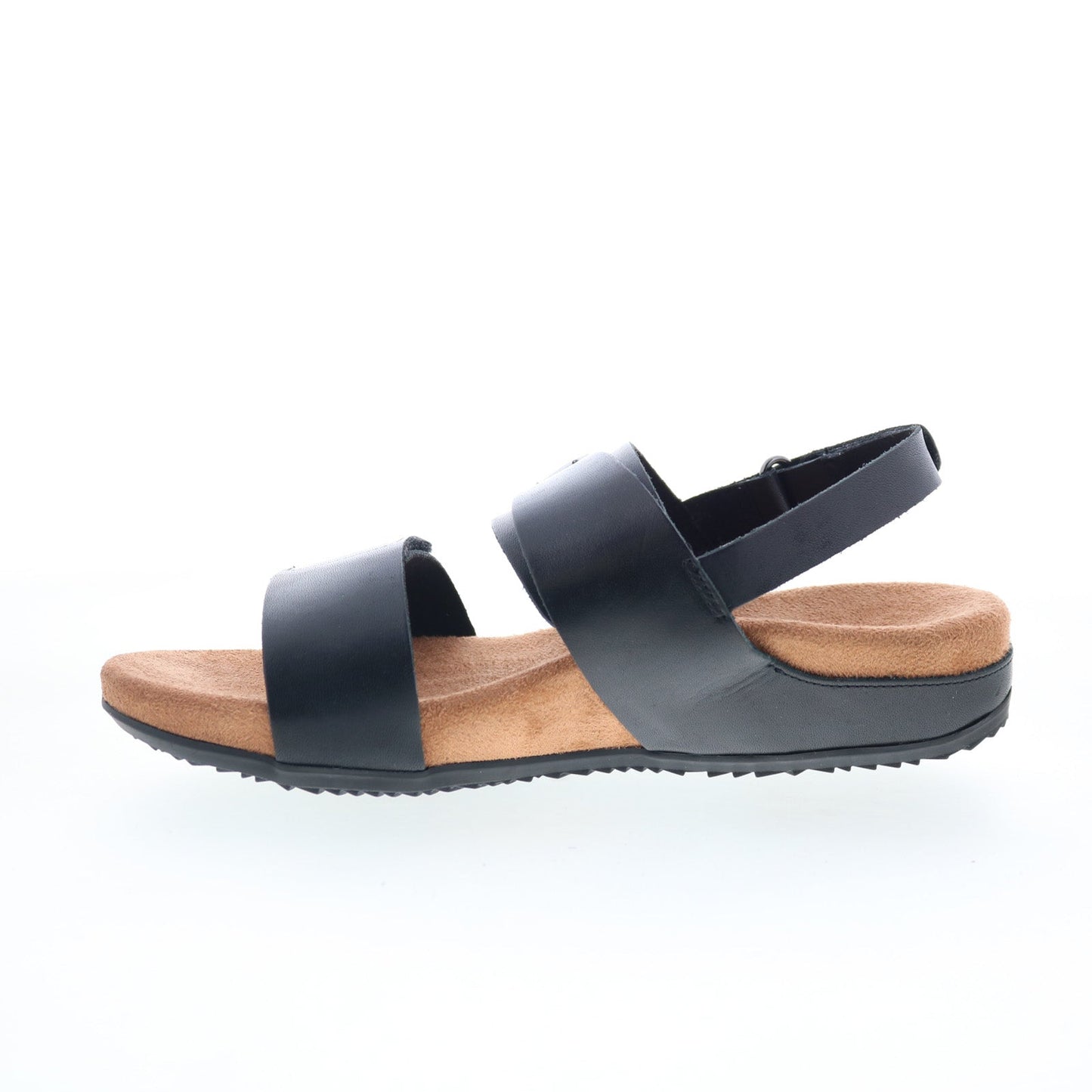 Softwalk Benissa S2001-001 Womens Black Leather Strap Sandals Shoes