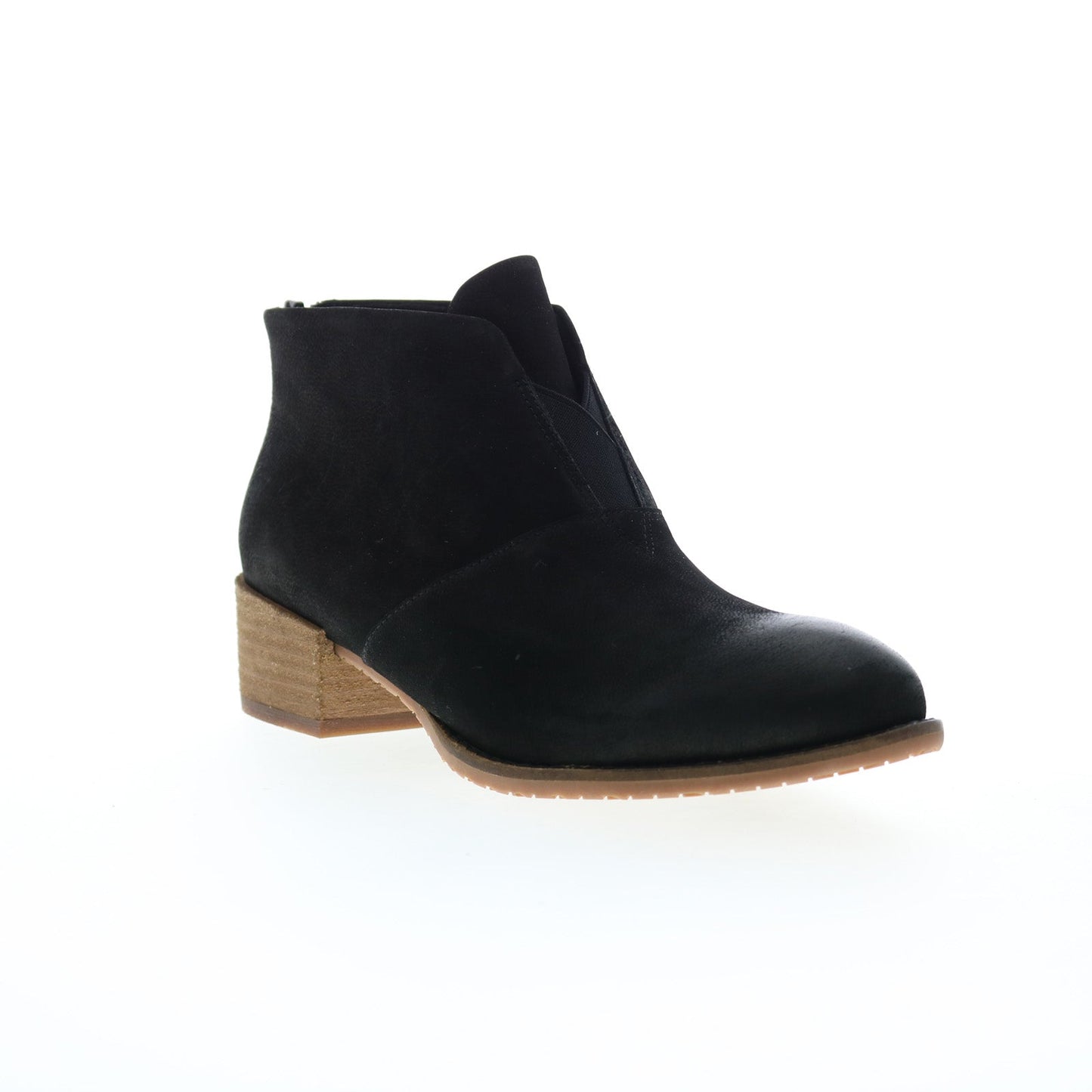 Softwalk Tilden S2060-004 Womens Black Nubuck Ankle & Booties Boots