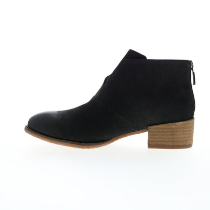 Softwalk Tilden S2060-004 Womens Black Nubuck Ankle & Booties Boots
