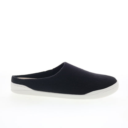 SoftWalk Auburn S2151-016 Womens Black Canvas Slip On Mule Flats Shoes