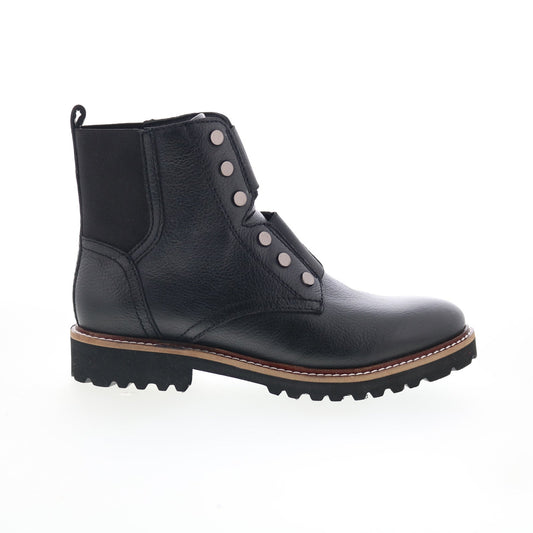SoftWalk Indiana S2166-013 Womens Black Leather Casual Dress Boots