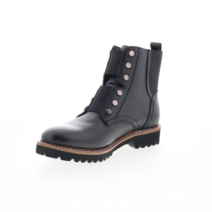 SoftWalk Indiana S2166-013 Womens Black Leather Casual Dress Boots