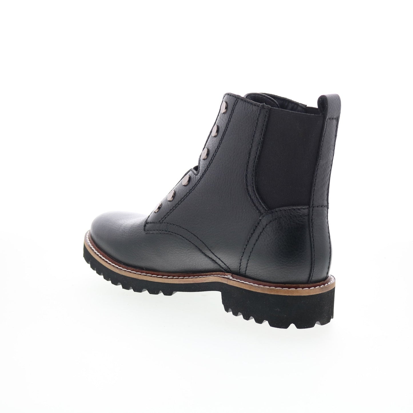SoftWalk Indiana S2166-013 Womens Black Leather Casual Dress Boots