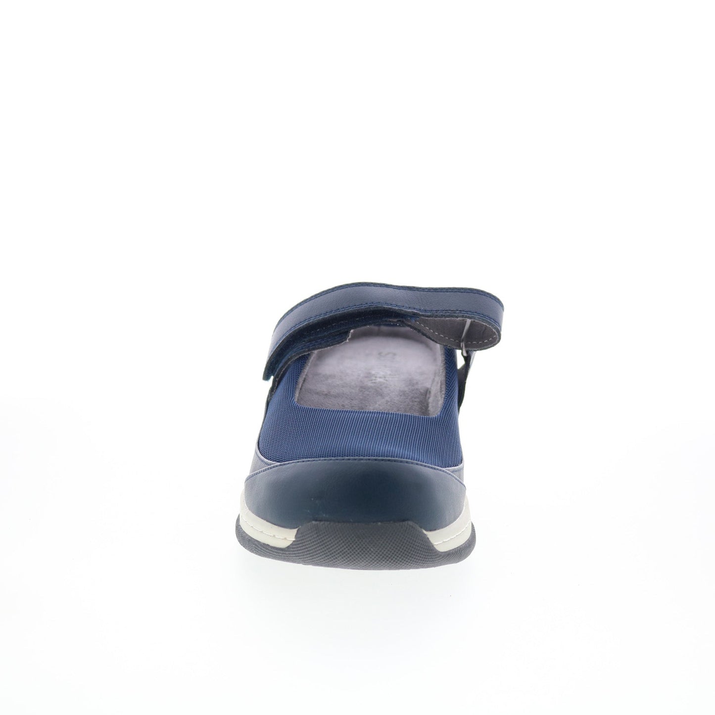 SoftWalk Arcadia S2200-400 Womens Blue Leather Strap Clog Flats Shoes