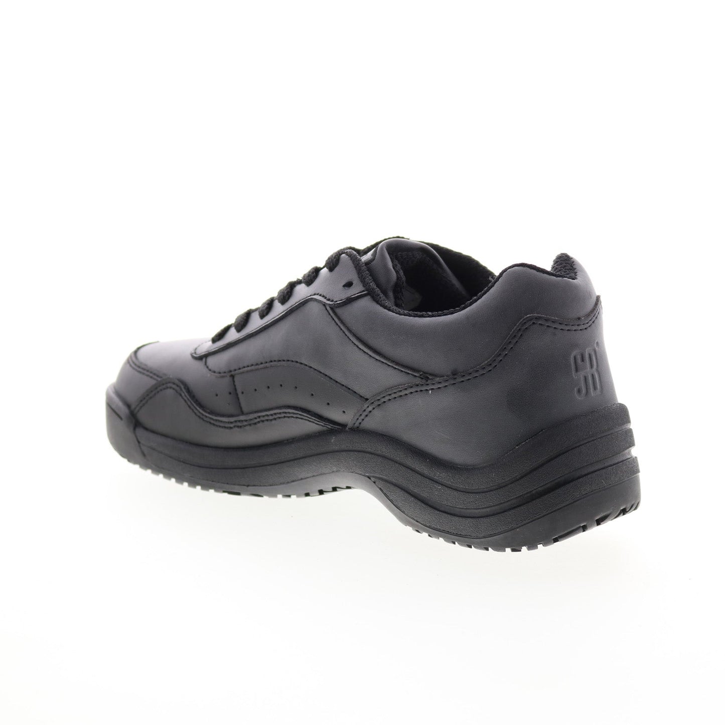 SkidBuster Slip Resistant S5075 Womens Black Athletic Work Shoes