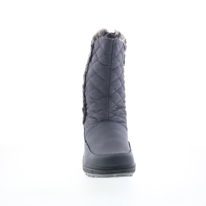 Easy Spirit Margo SEMARGO Womens Gray Canvas Casual Dress Boots