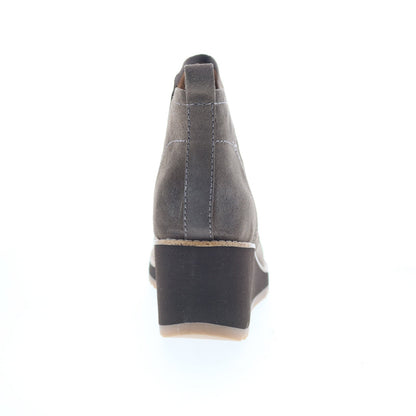 Sofft Emeree SF00490 Womens Gray Suede Slip On Ankle & Booties Boots