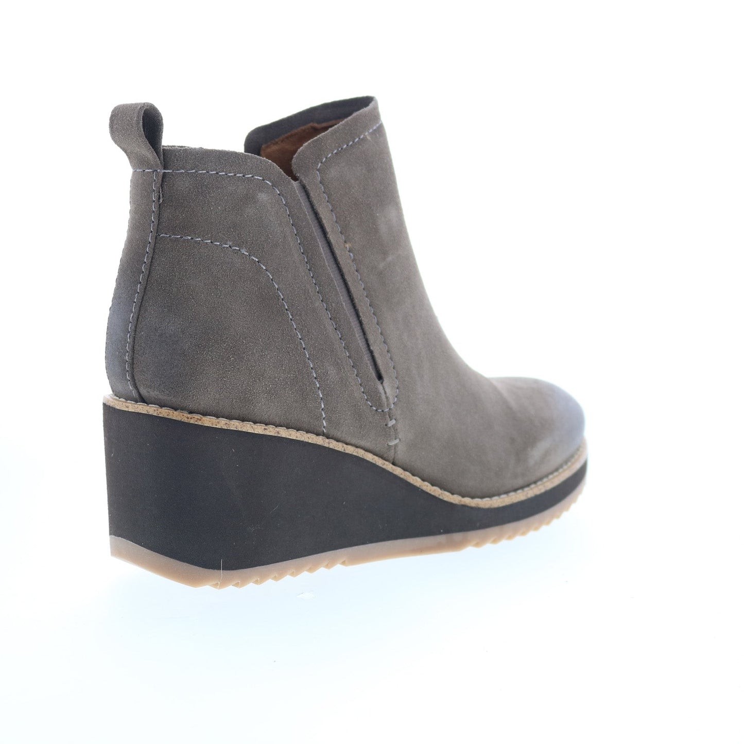 Sofft Emeree SF00490 Womens Gray Suede Slip On Ankle & Booties Boots