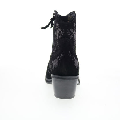 Sofft Sophie SF01022 Womens Black Suede Zipper Ankle & Booties Boots