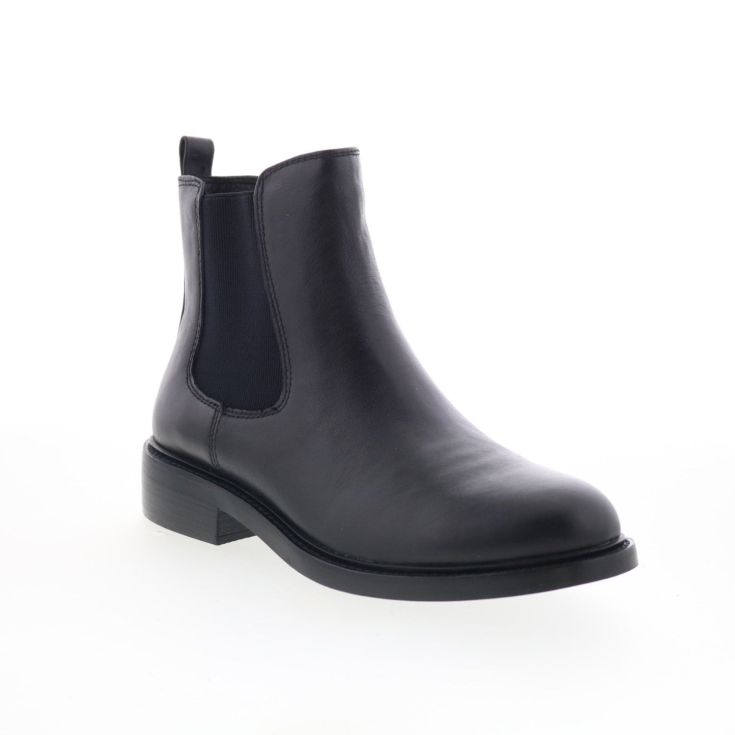 Sofft Pamella SF01044 Womens Black Leather Slip On Ankle & Booties Boots