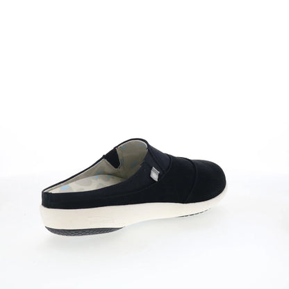 Spenco Siesta Layered Bokeh SP1062BLK Womens Black Clogs Slippers Shoes
