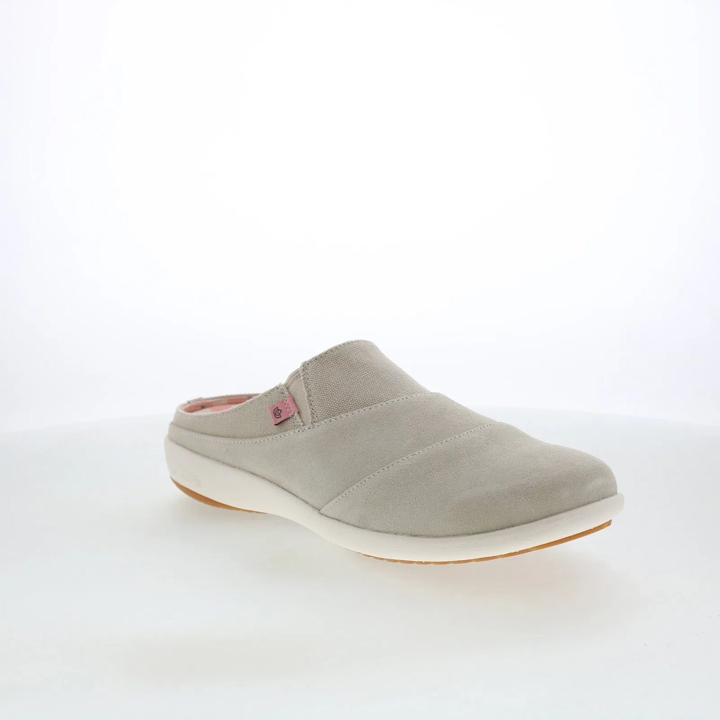 Spenco Siesta Layered Bokeh SP1062LGR Womens Gray Clogs Slippers Shoes