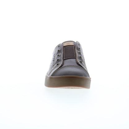 Spenco Malibu Lux SP1006ESP Womens Brown Leather Lifestyle Sneakers Shoes