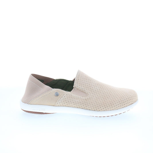 Spenco Siesta Slip-On Convert SP1010TAN Womens Beige Loafer Flats Shoes