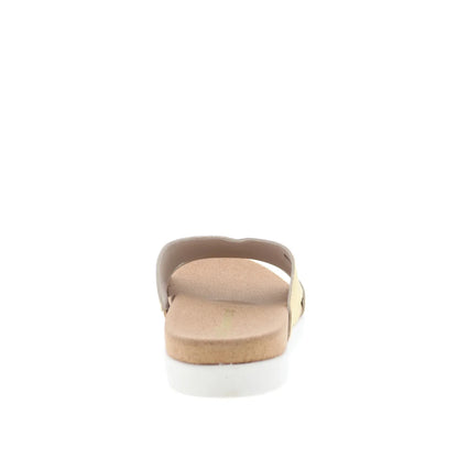 Spenco Sunrise Slide SP1218CHA Womens Beige Suede Slides Sandals Shoes