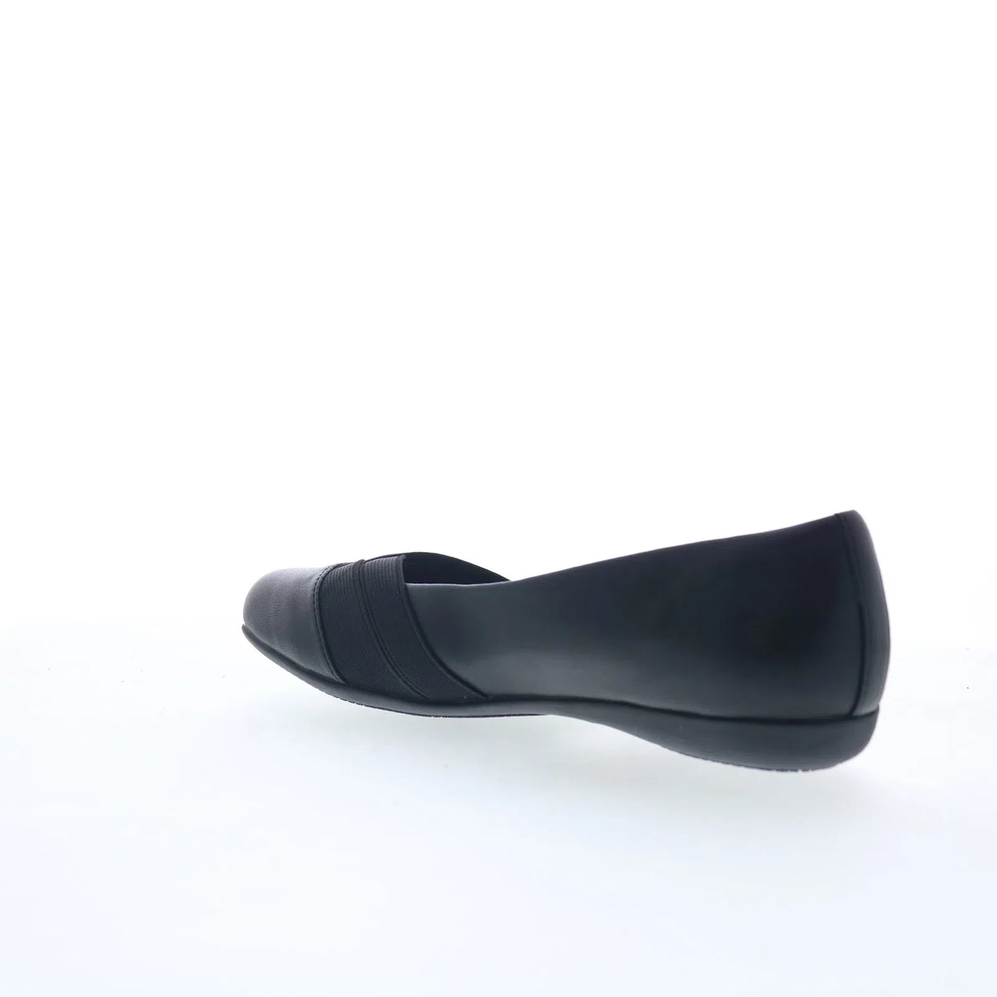 Trotters Stella T2374-001 Womens Black Synthetic Slip On Ballet Flats Shoes