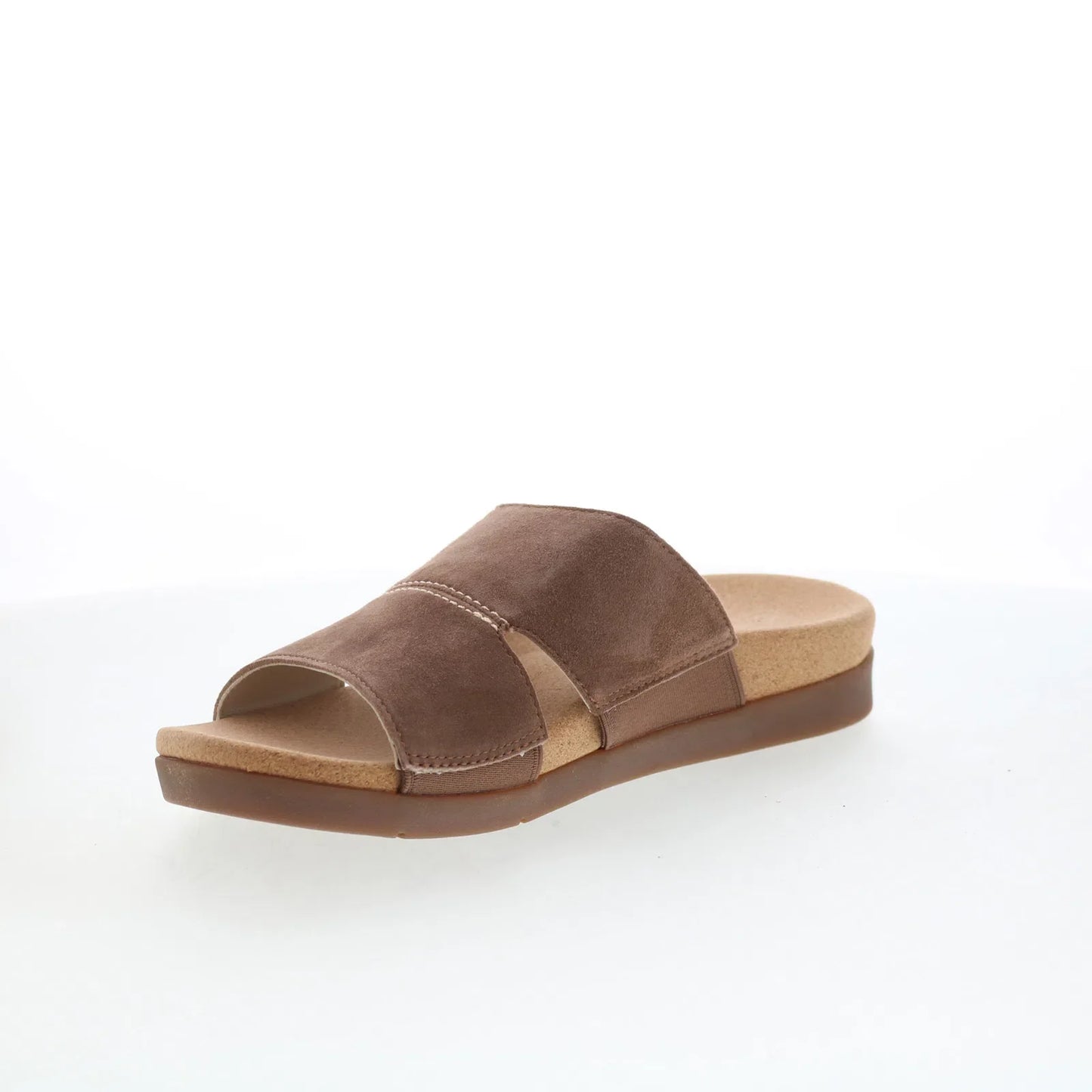 Spenco Sunrise Slide Bison SP1218BIS Womens Brown Slides Sandals Shoes